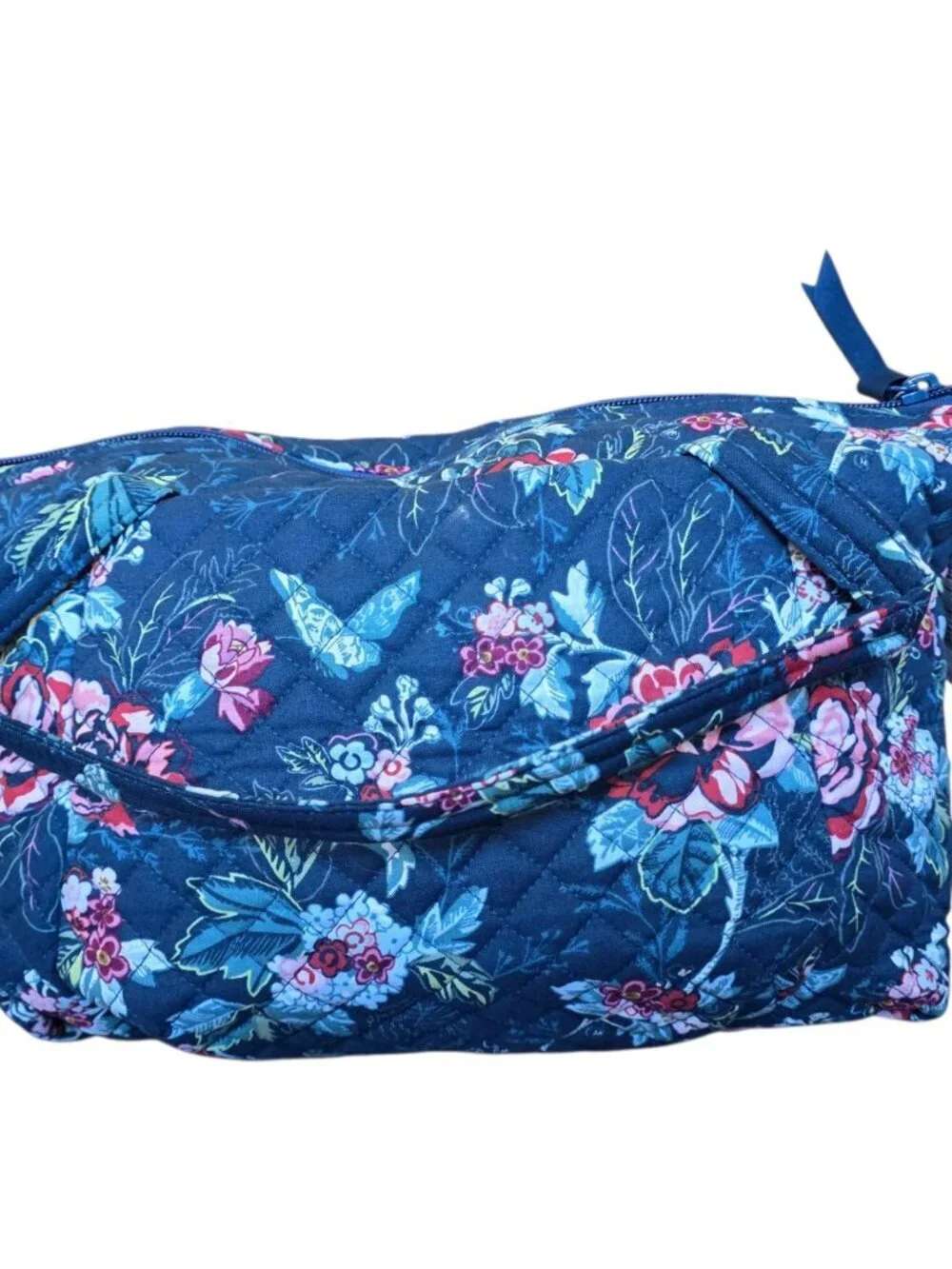 Vera Bradley Rose Toile Quilted Cotton Satchel Crossbody Tote Bag NWT - Picture 5 of 16